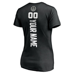 San Antonio Spurs Women's Personalized Playmaker Team V-Neck T-Shirt Online