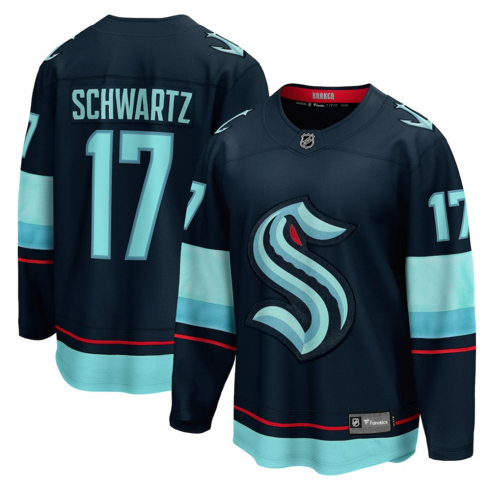Jaden Schwartz Seattle Kraken Fanatics Home Breakaway Player Jersey Sale
