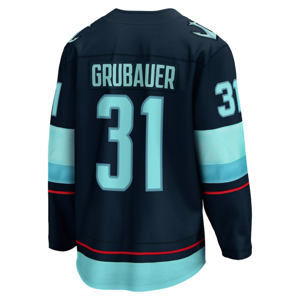 Philipp Grubauer Seattle Kraken Fanatics Home Breakaway Player Jersey Sale