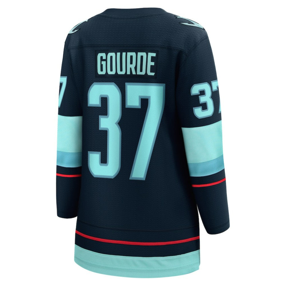 Yanni Gourde Seattle Kraken Fanatics Women's Home Breakaway Player Jersey Outlet