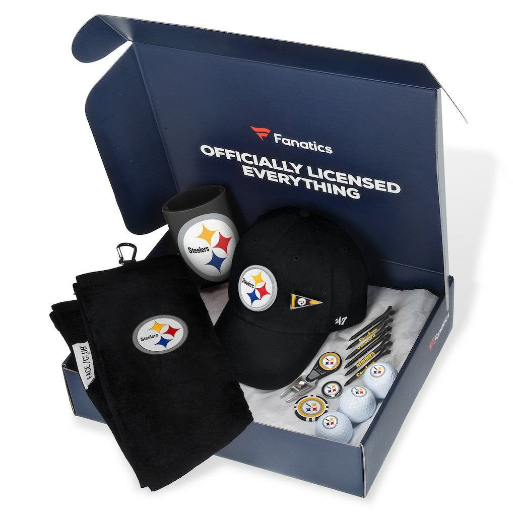 Pittsburgh Steelers Fanatics Pack Golf-Themed Gift Box