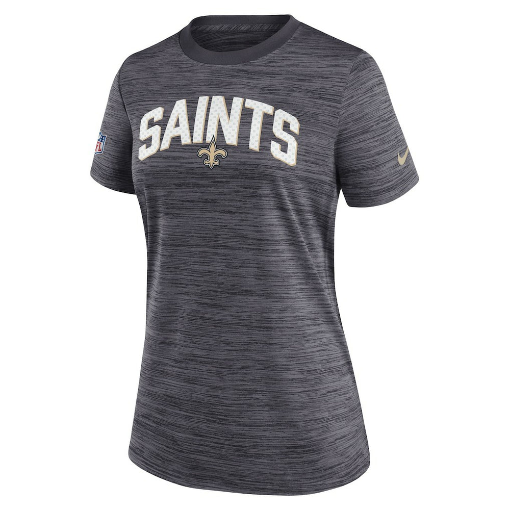 New Orleans Saints Nike Women's Sideline Velocity Lockup Performance T-Shirt