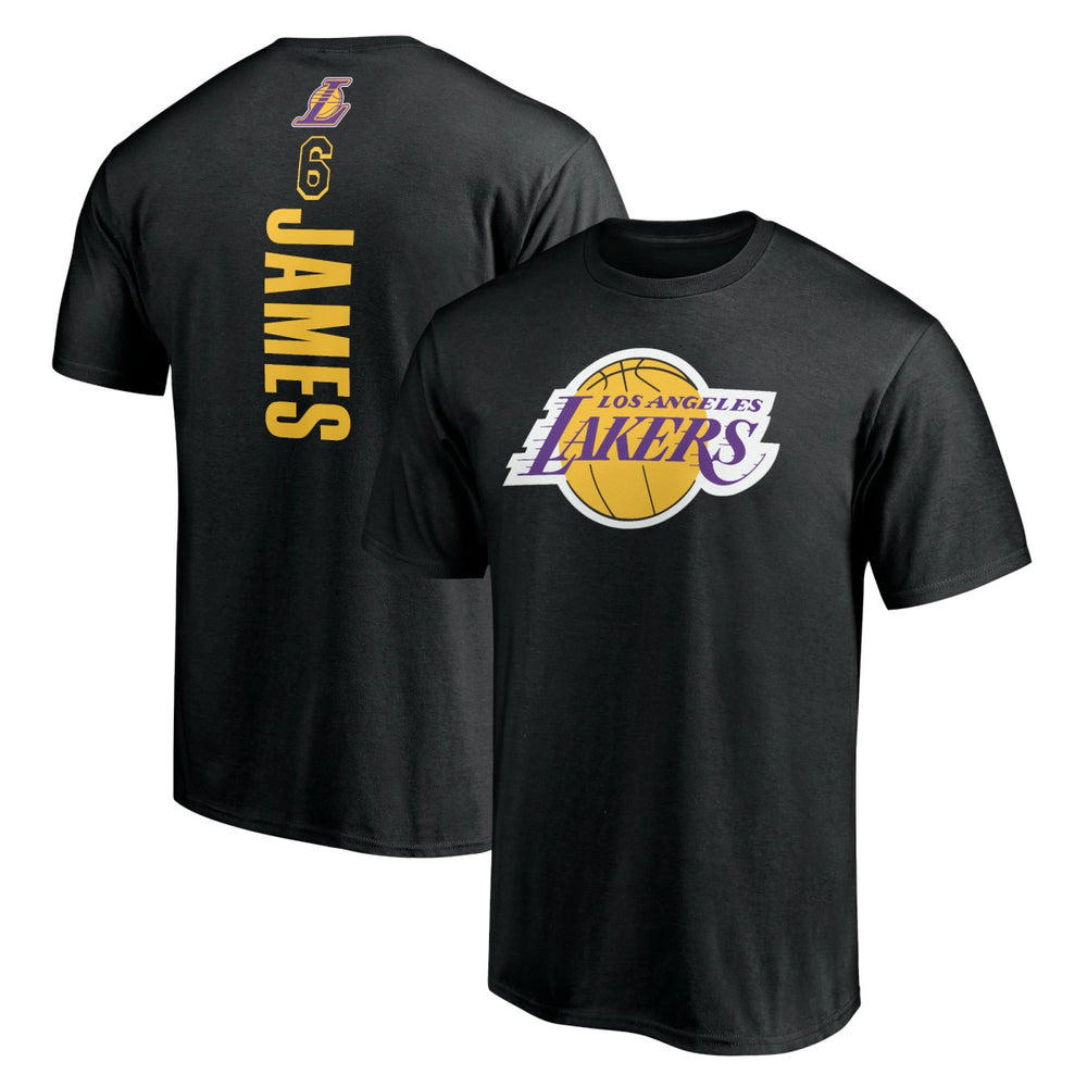 LeBron James Los Angeles Lakers #6 Playmaker Name & Number T-Shirt Online