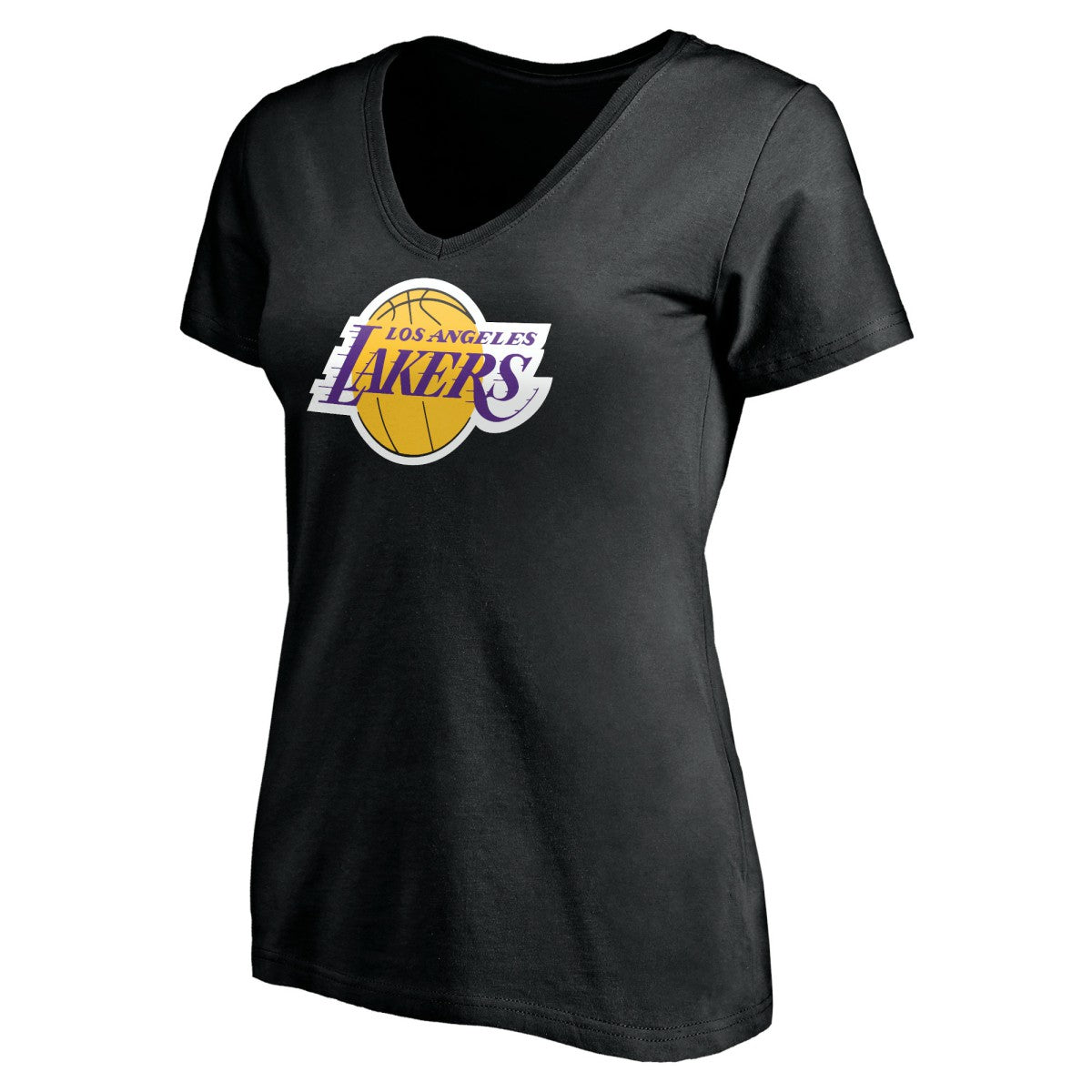 LeBron James Los Angeles Lakers Women's #6 Playmaker Name & Number V-Neck T-Shirt On Sale