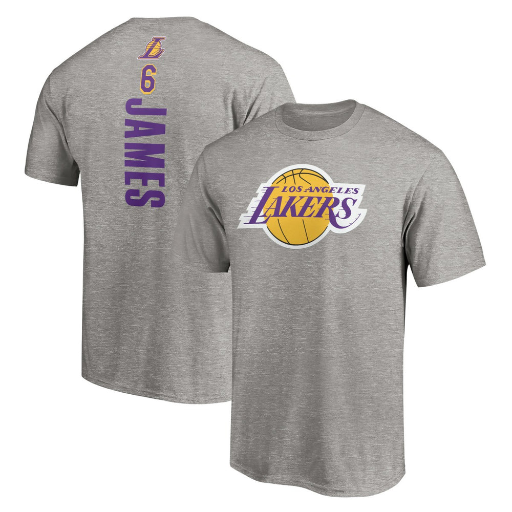 LeBron James Los Angeles Lakers #6 Playmaker Name & Number T-Shirt On Sale