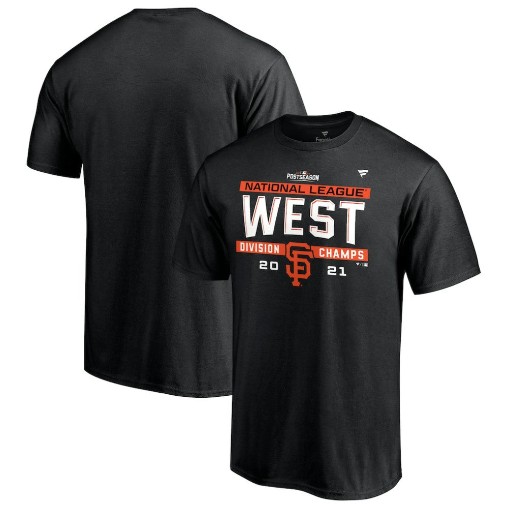 San Francisco Giants Fanatics 2021 NL West Division Champions Locker Room T-Shirt | MLB Discount
