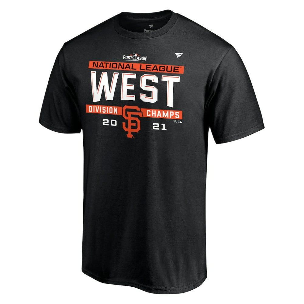 San Francisco Giants Fanatics 2021 NL West Division Champions Locker Room T-Shirt | MLB Discount