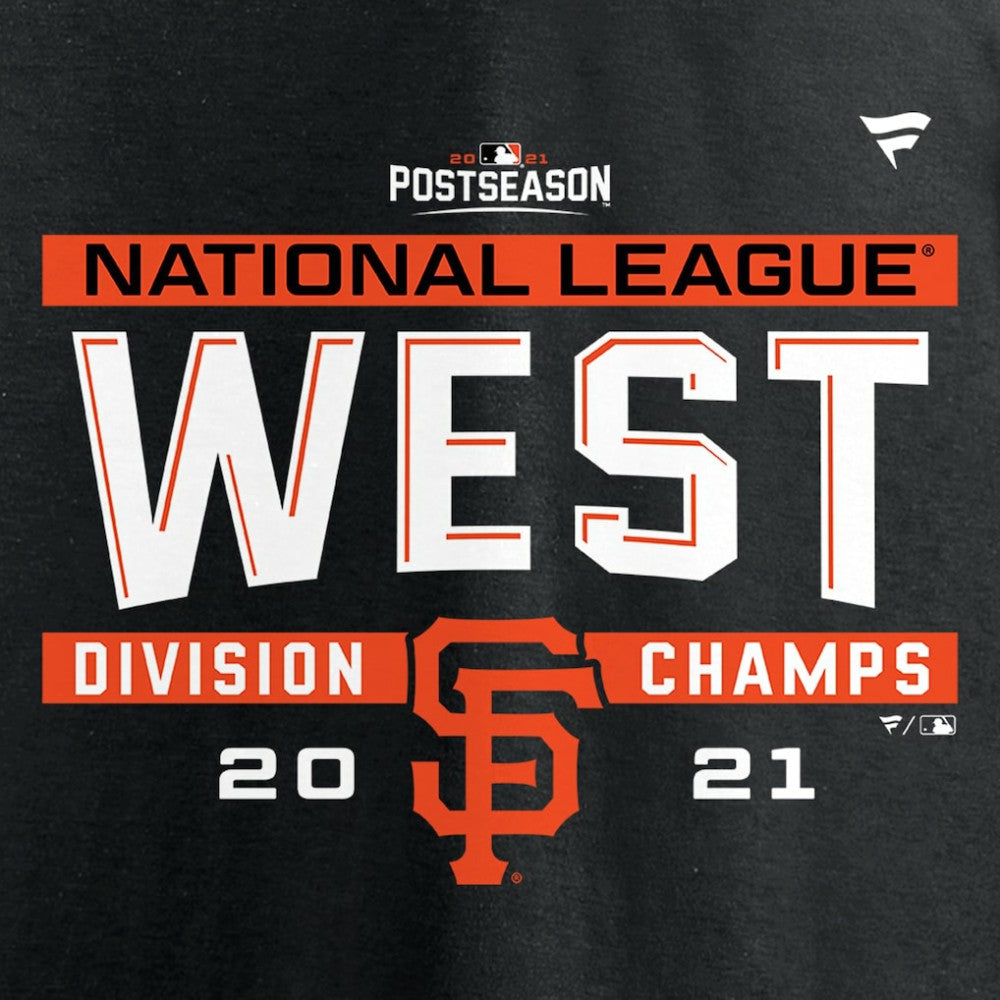 San Francisco Giants Fanatics 2021 NL West Division Champions Locker Room T-Shirt | MLB Discount