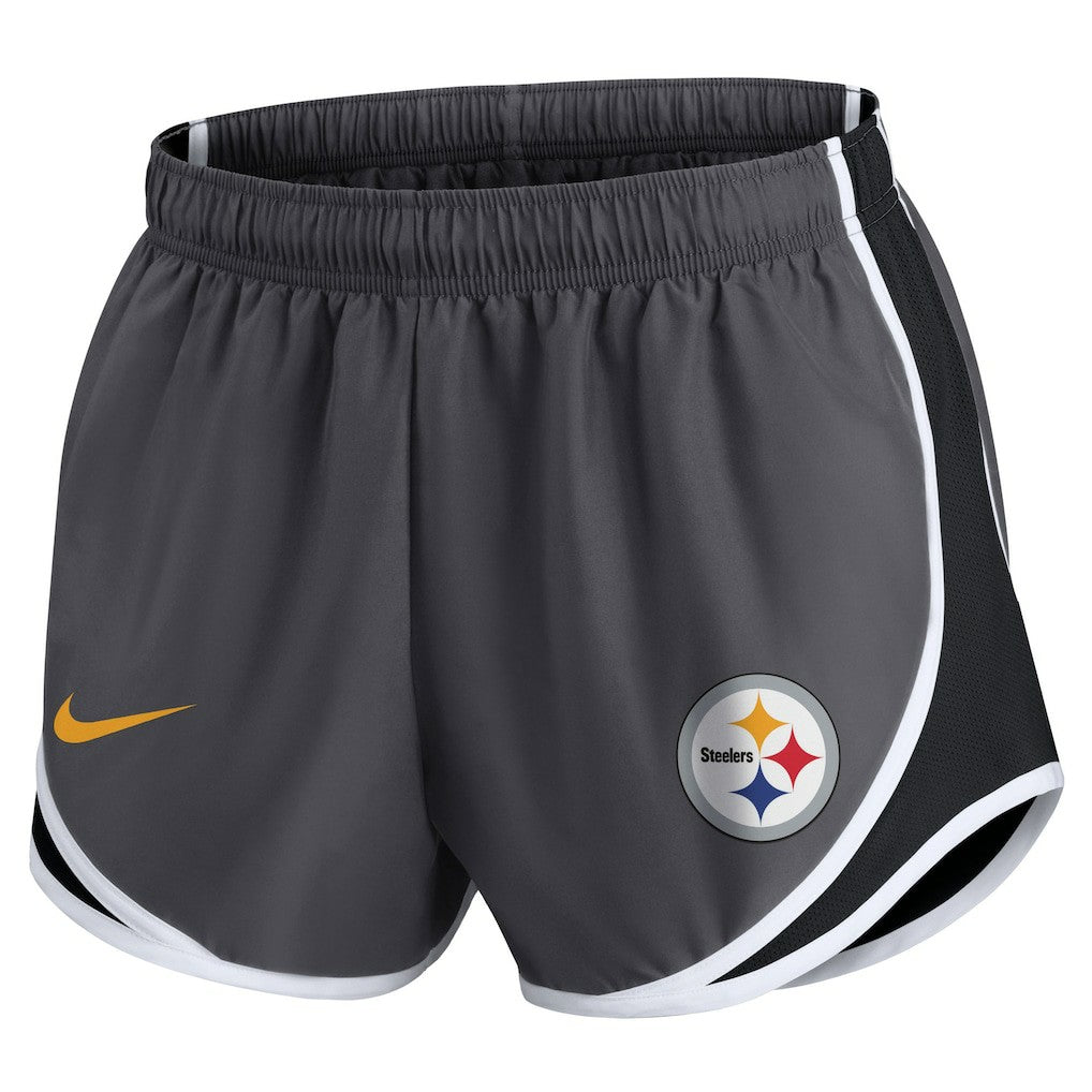 Pittsburgh Steelers Nike Women's Plus Size Logo Performance Tempo Shorts