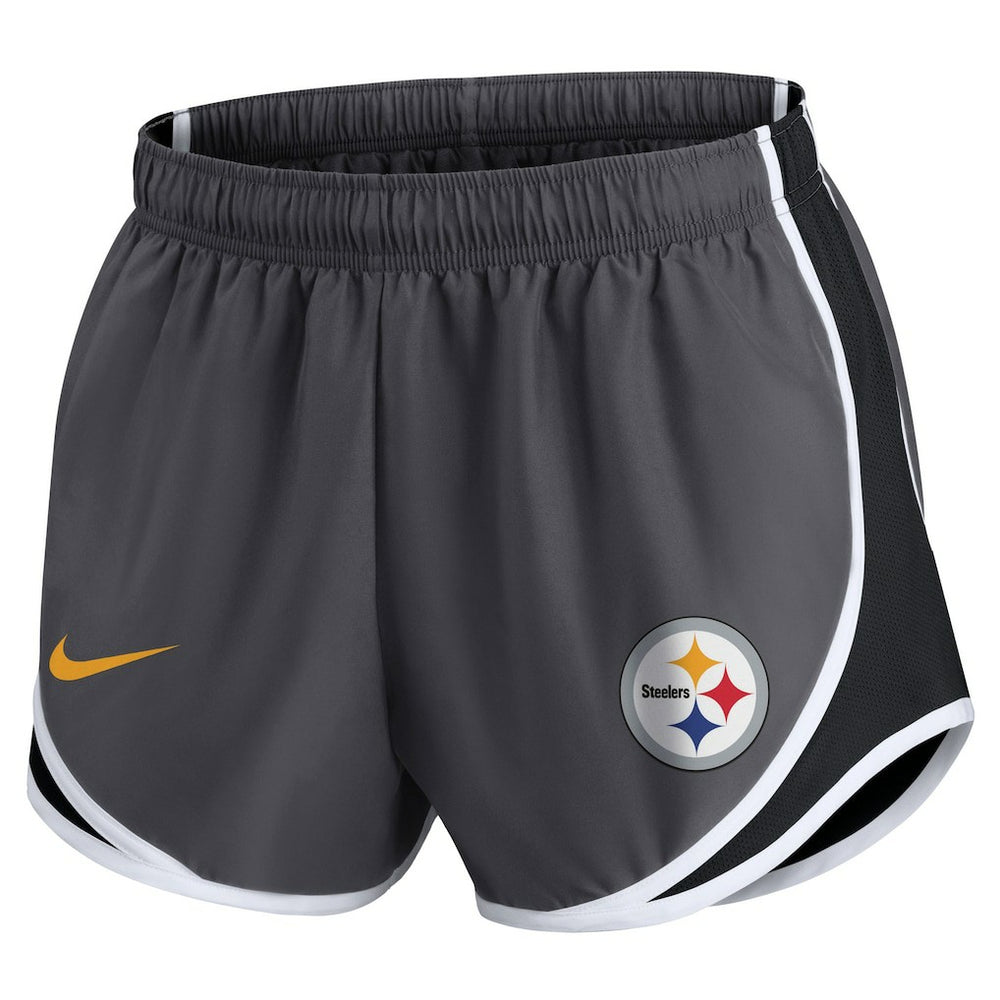 Pittsburgh Steelers Nike Women's Plus Size Logo Performance Tempo Shorts