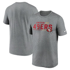 San Francisco 49ers Nike Legend Team Shoutout Performance T-Shirt