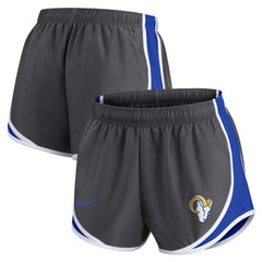 Los Angeles Rams Nike Women's Team Logo Performance Tempo Shorts