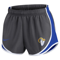 Los Angeles Rams Nike Women's Team Logo Performance Tempo Shorts