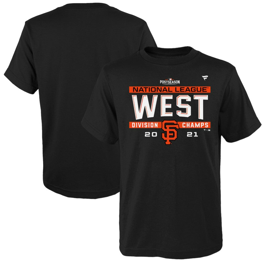 San Francisco Giants Youth 2021 NL West Division Champions Locker Room T-Shirt | MLB Shop