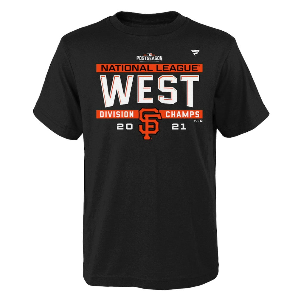 San Francisco Giants Youth 2021 NL West Division Champions Locker Room T-Shirt | MLB Shop