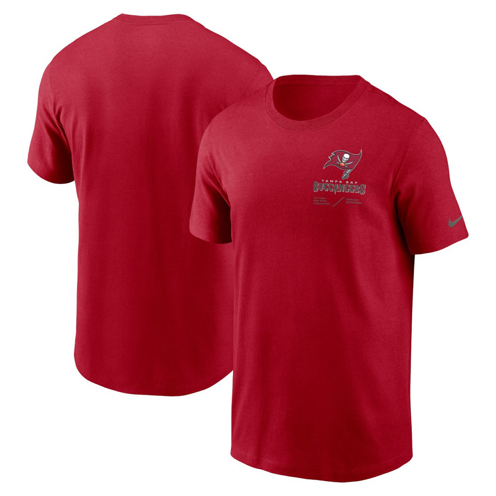 Tampa Bay Buccaneers Nike Sideline Infograph Lockup Performance T-Shirt