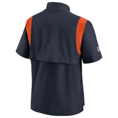 Chicago Bears Nike Sideline Coaches Chevron Lockup Pullover Top