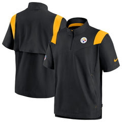 Pittsburgh Steelers Nike Sideline Coaches Chevron Lockup Pullover Top