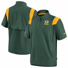 Green Bay Packers Nike Sideline Coaches Chevron Lockup Pullover Top