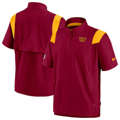 Washington Commanders Nike Sideline Coaches Chevron Lockup Pullover Top