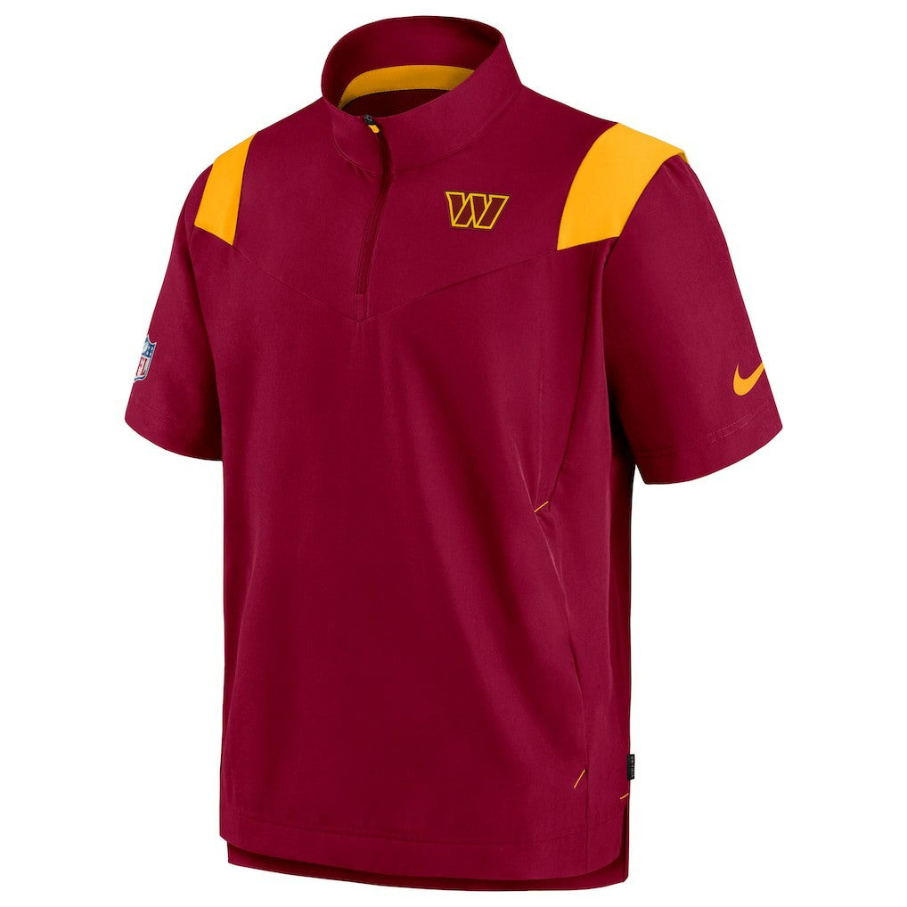 Washington Commanders Nike Sideline Coaches Chevron Lockup Pullover Top