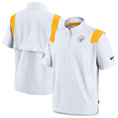 Pittsburgh Steelers Nike Sideline Coaches Chevron Lockup Pullover Top