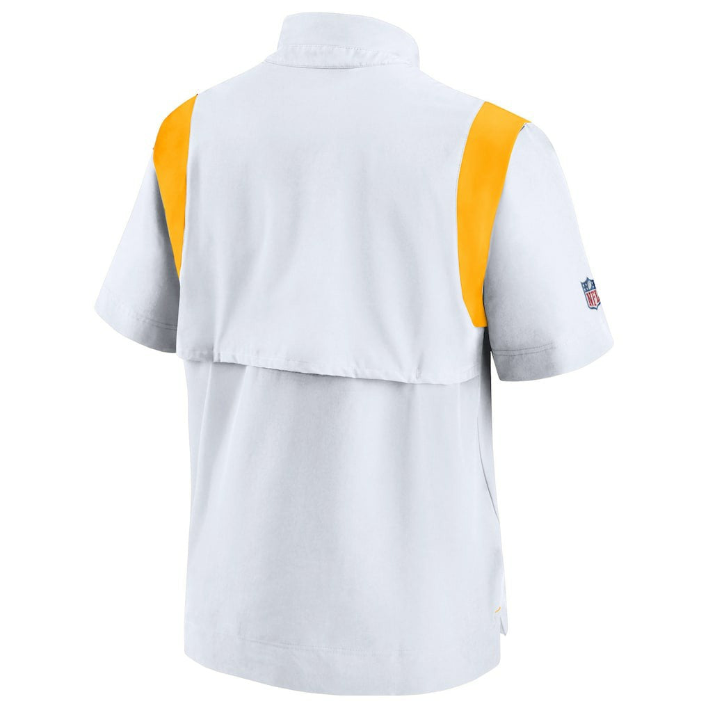 Pittsburgh Steelers Nike Sideline Coaches Chevron Lockup Pullover Top