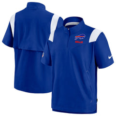 Buffalo Bills Nike Sideline Coaches Chevron Lockup Pullover Top