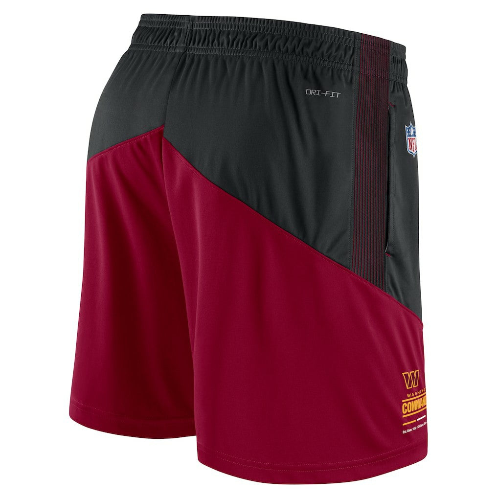 Washington Commanders Nike Sideline Primary Lockup Performance Shorts