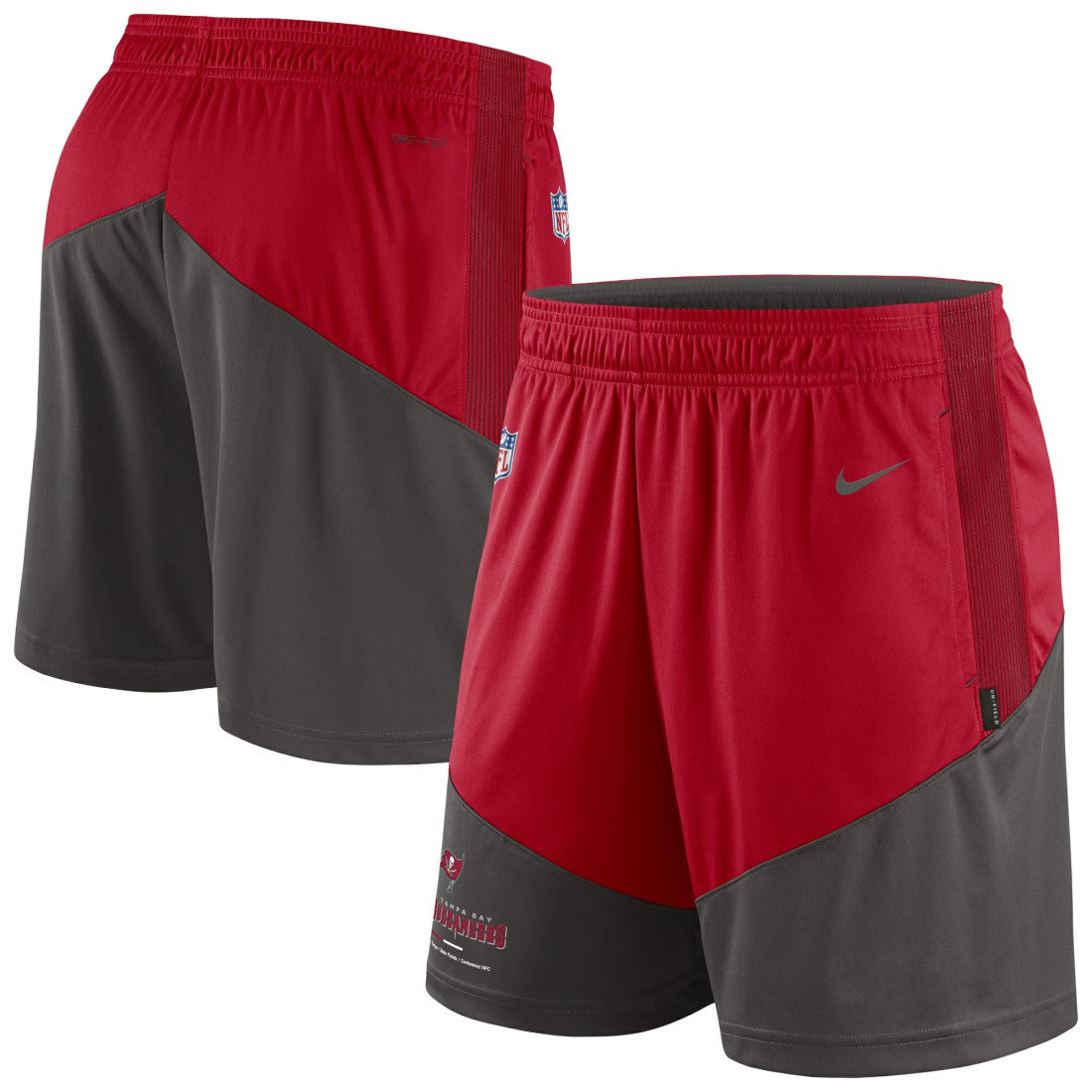 Tampa Bay Buccaneers Nike Sideline Primary Lockup Performance Shorts