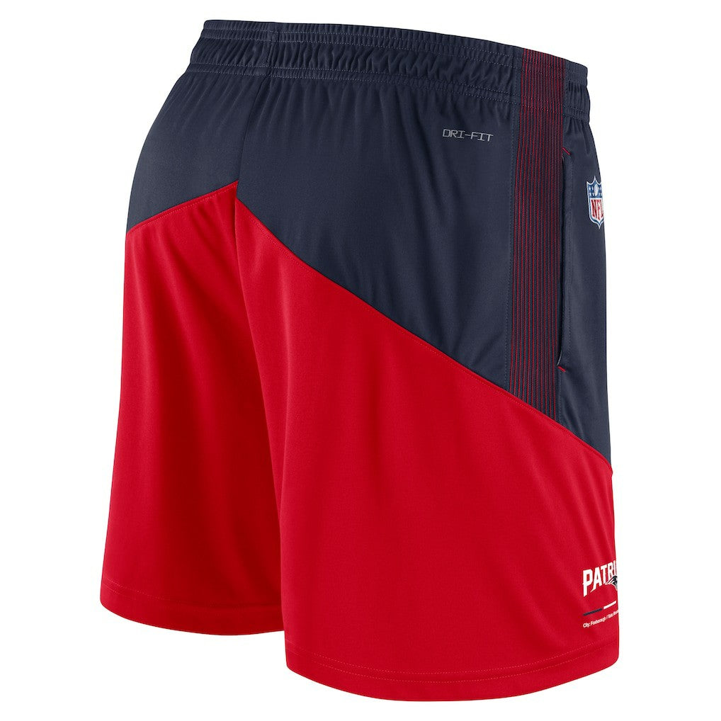 New England Patriots Nike Sideline Primary Lockup Performance Shorts