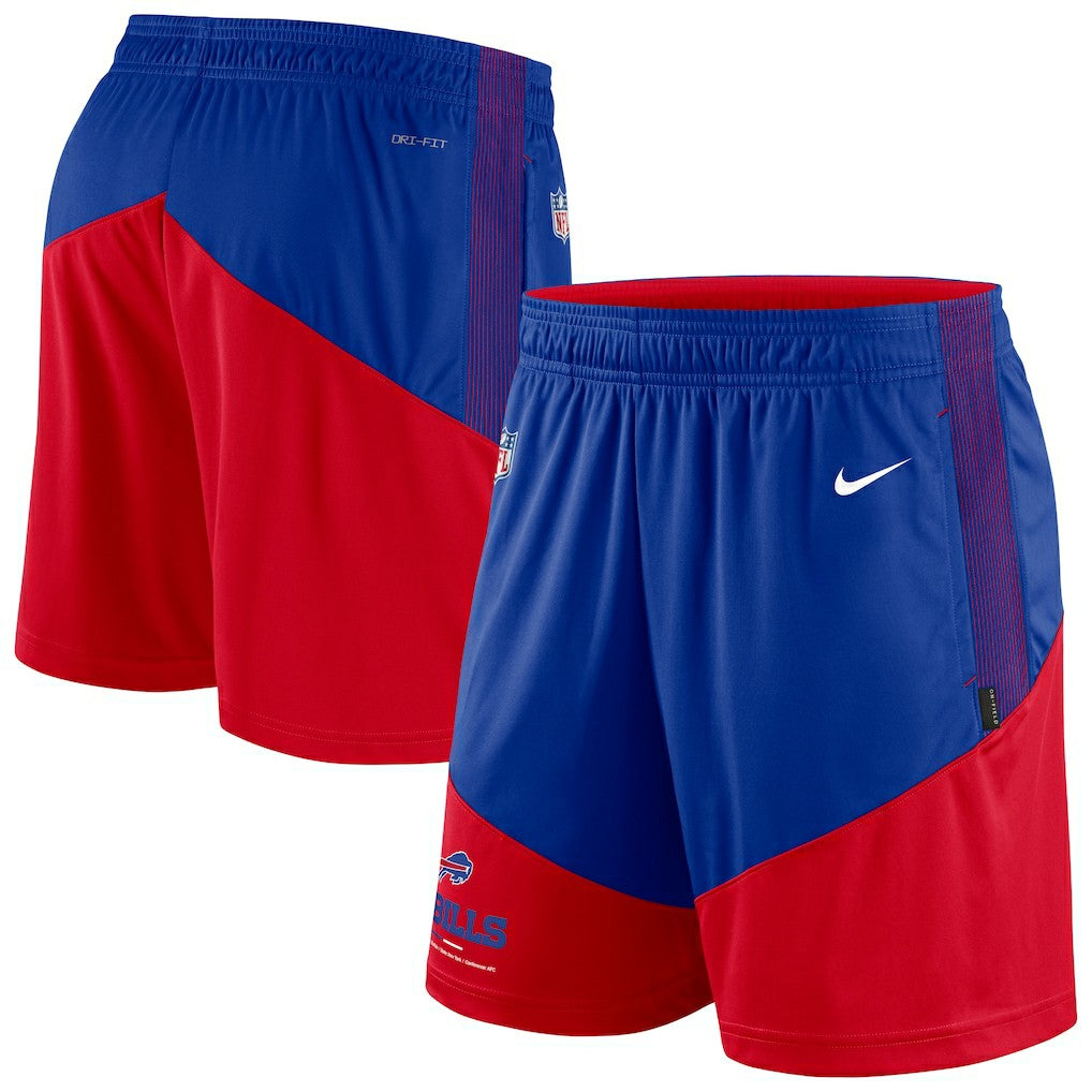 Buffalo Bills Nike Sideline Primary Lockup Performance Shorts