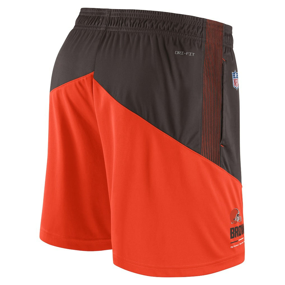 Cleveland Browns Nike Sideline Primary Lockup Performance Shorts