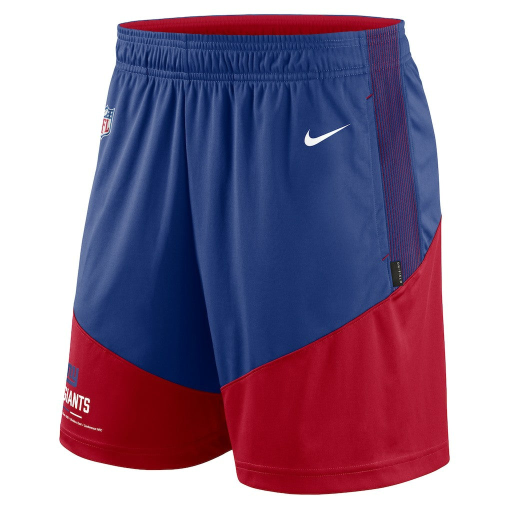 New York Giants Nike Sideline Primary Lockup Performance Shorts
