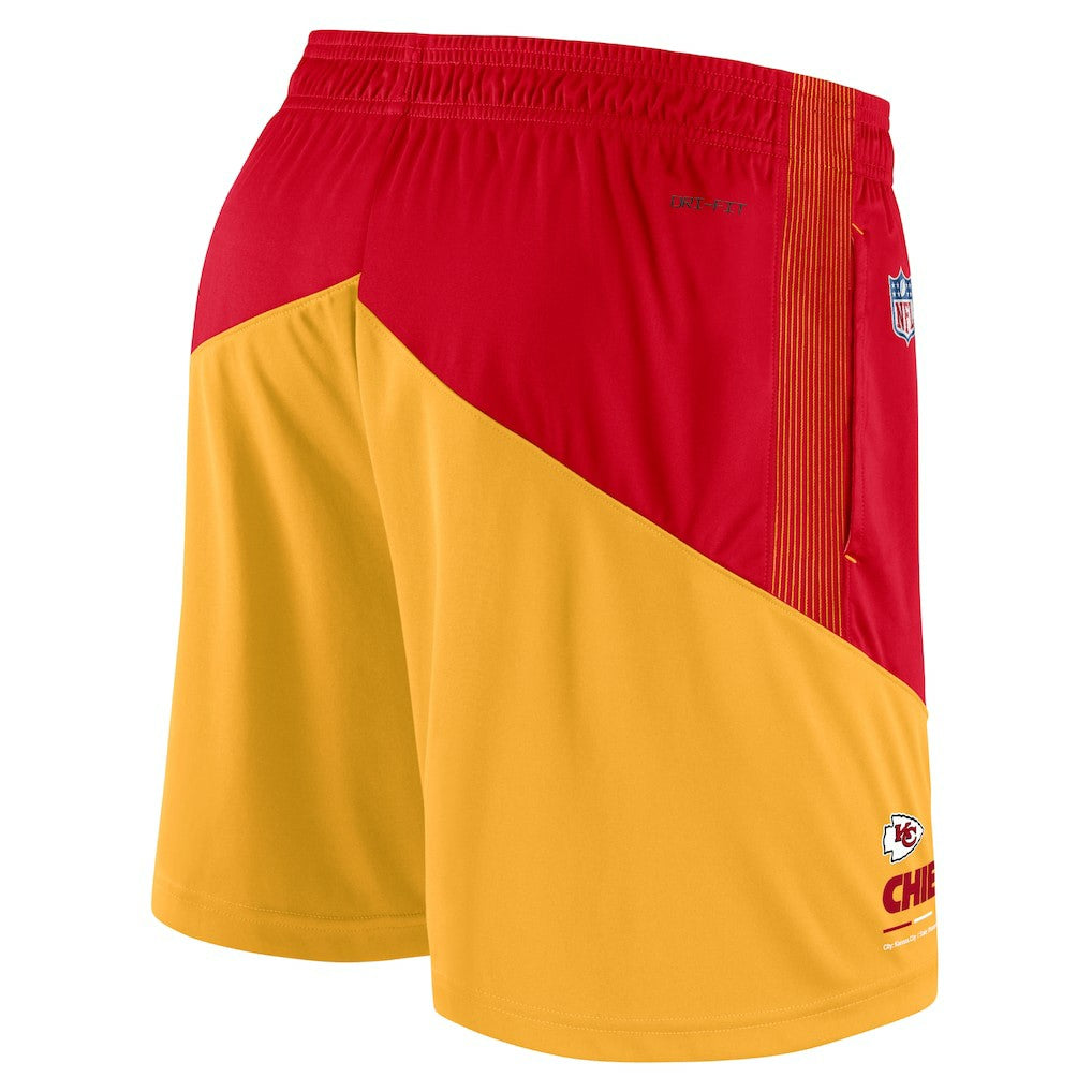 Kansas City Chiefs Nike Sideline Primary Lockup Performance Shorts