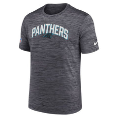 Carolina Panthers Nike Sideline Velocity Athletic Stack Performance T-Shirt