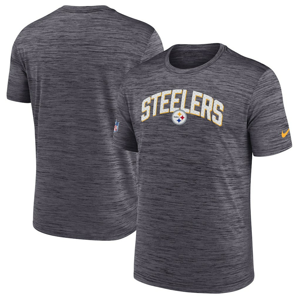 Pittsburgh Steelers Nike Sideline Velocity Athletic Stack Performance T-Shirt
