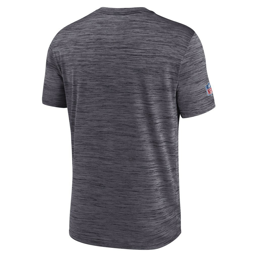 New Orleans Saints Nike Sideline Velocity Athletic Stack Performance T-Shirt