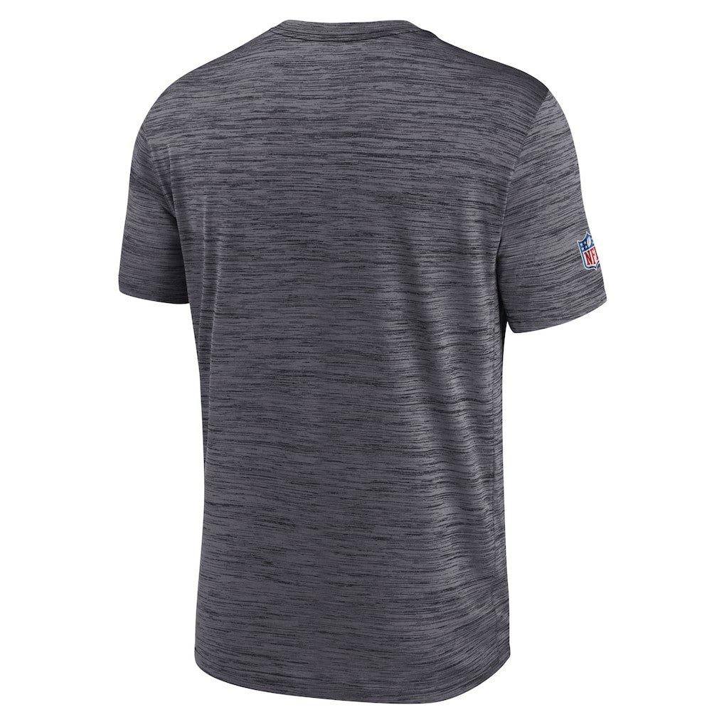 Las Vegas Raiders Nike Sideline Velocity Athletic Stack Performance T-Shirt