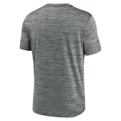 New Orleans Saints Nike Sideline Velocity Athletic Stack Performance T-Shirt