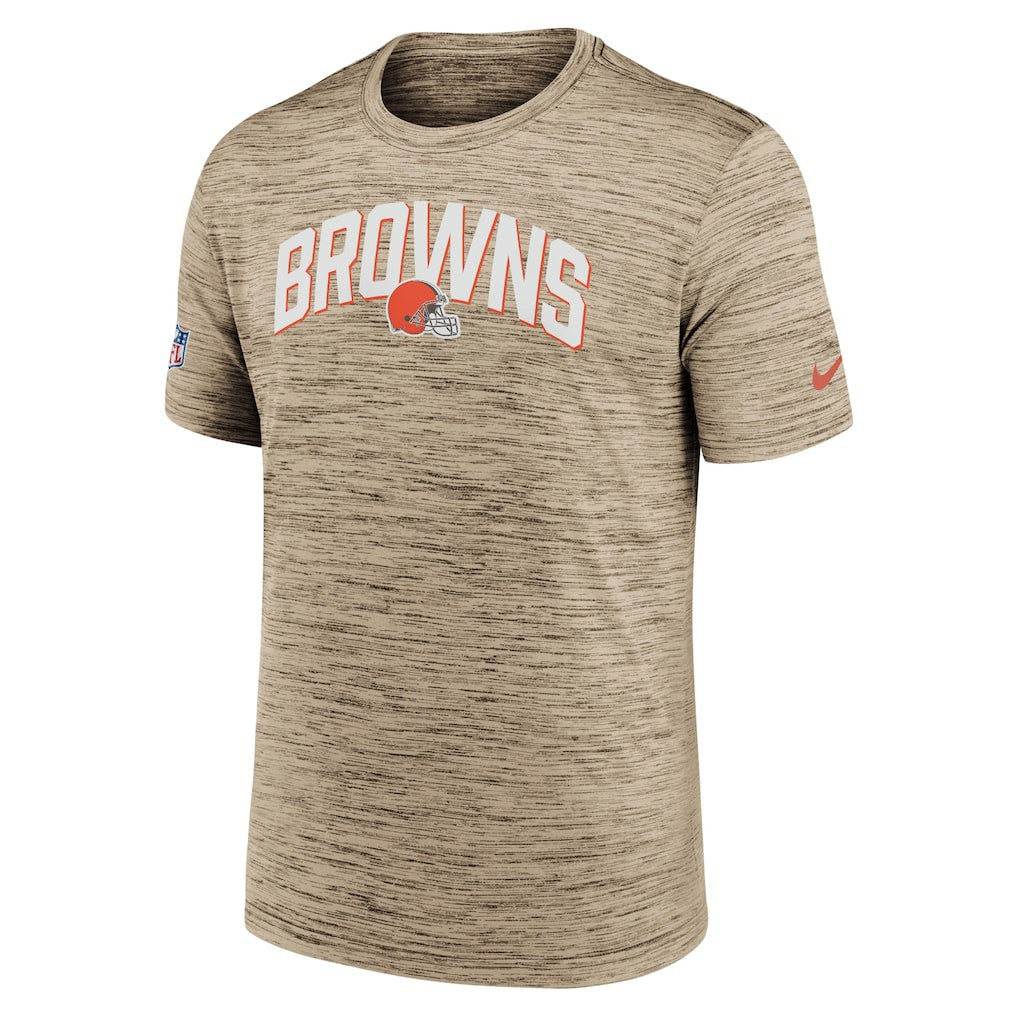 Cleveland Browns Nike Sideline Velocity Athletic Stack Performance T-Shirt