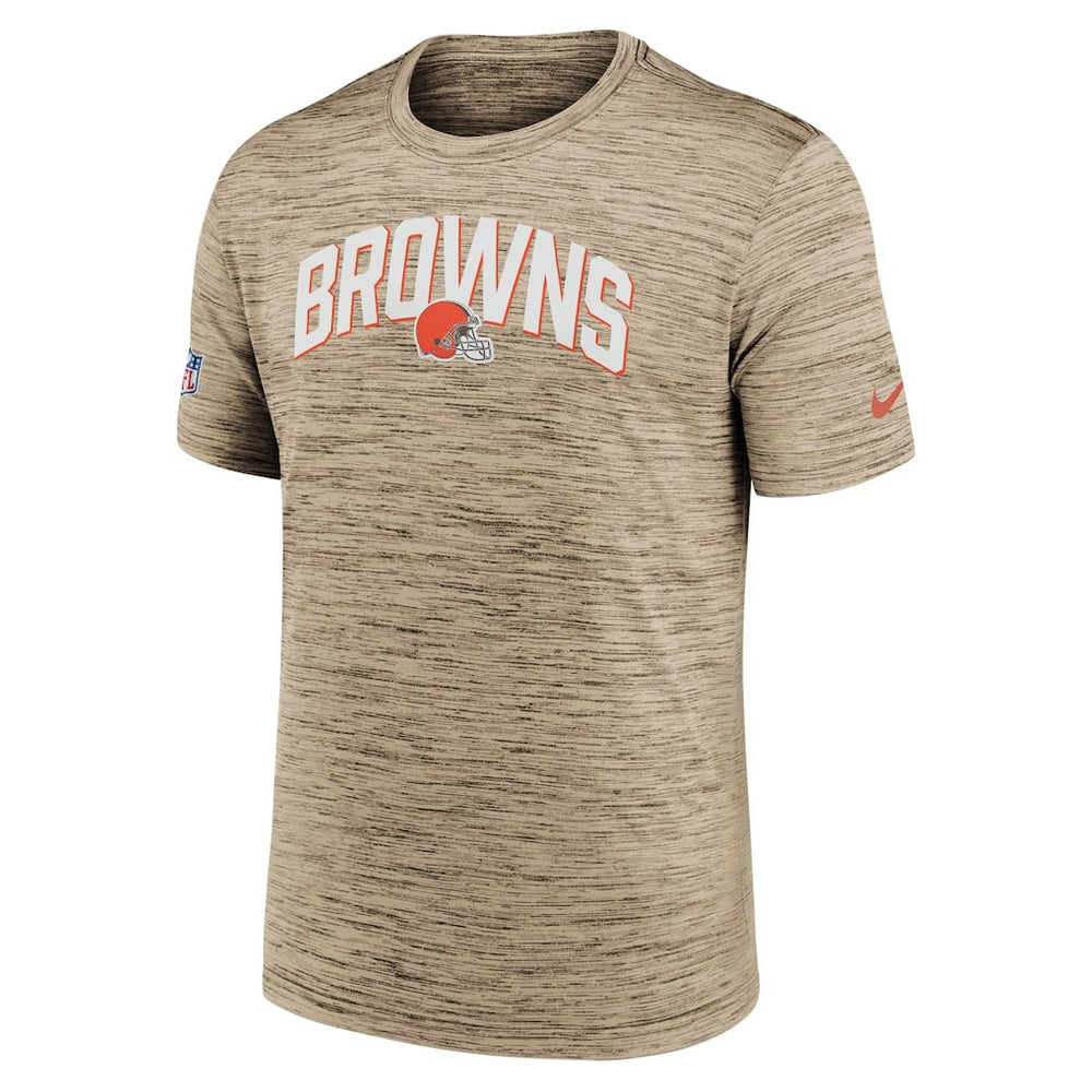 Cleveland Browns Nike Sideline Velocity Athletic Stack Performance T-Shirt