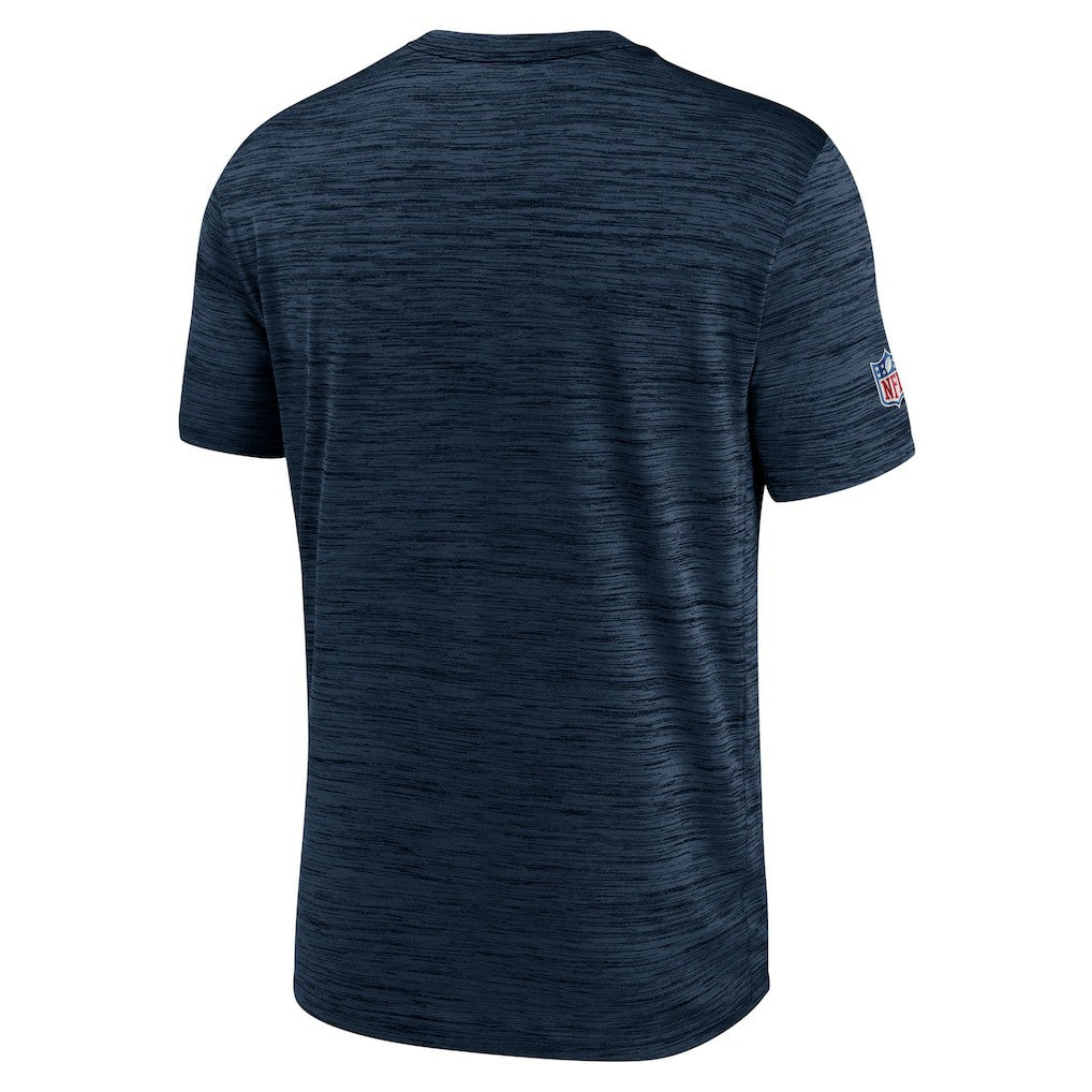 Chicago Bears Nike Sideline Velocity Athletic Stack Performance T-Shirt
