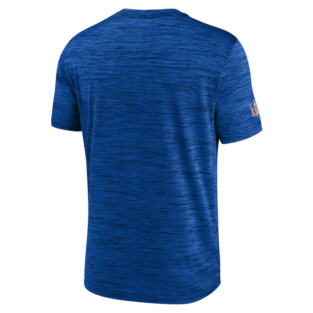 Los Angeles Rams Nike Sideline Velocity Athletic Stack Performance T-Shirt