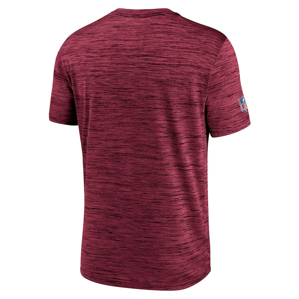 Washington Commanders Nike Sideline Velocity Athletic Stack Performance T-Shirt