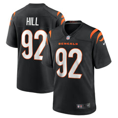 Cincinnati Bengals Nike B.J. Hill  Game Jersey