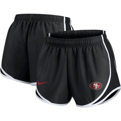 San Francisco 49ers Nike Women's Plus Size Logo Performance Tempo Shorts