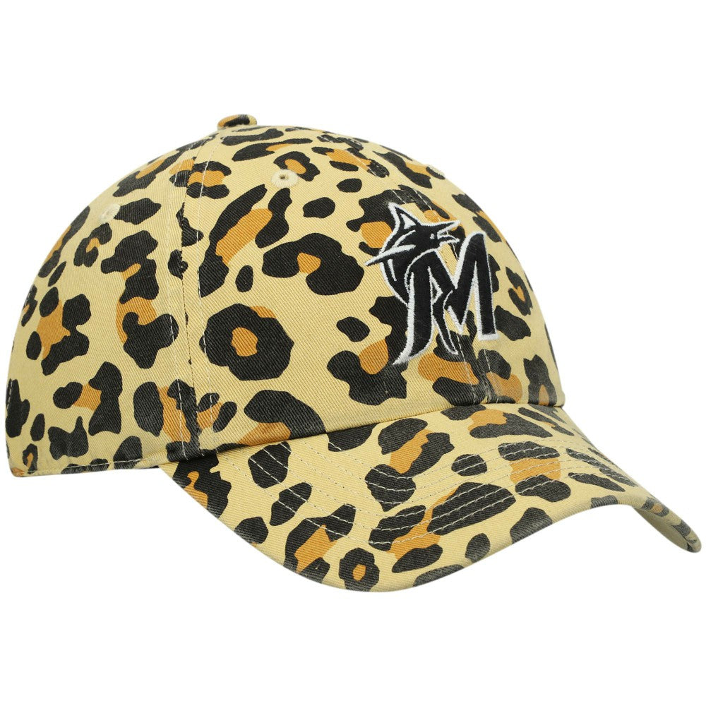 Miami Marlins '47 Women's Bagheera Cheetah Clean up Adjustable Hat | MLB Online