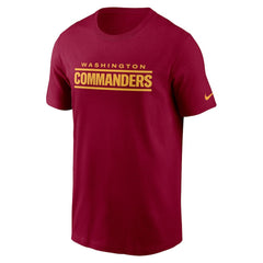Washington Commanders Nike Wordmark T-Shirt