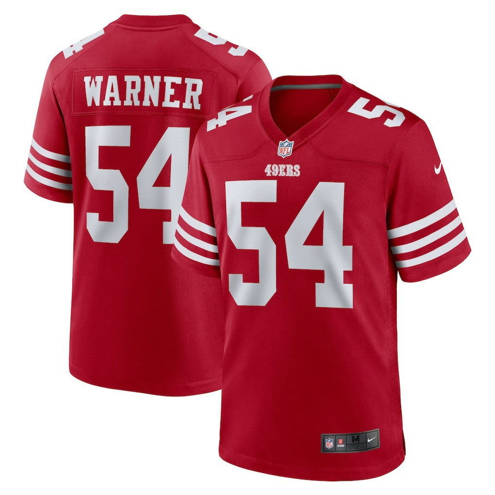 San Francisco 49ers Nike Fred Warner  Team Game Player Jersey